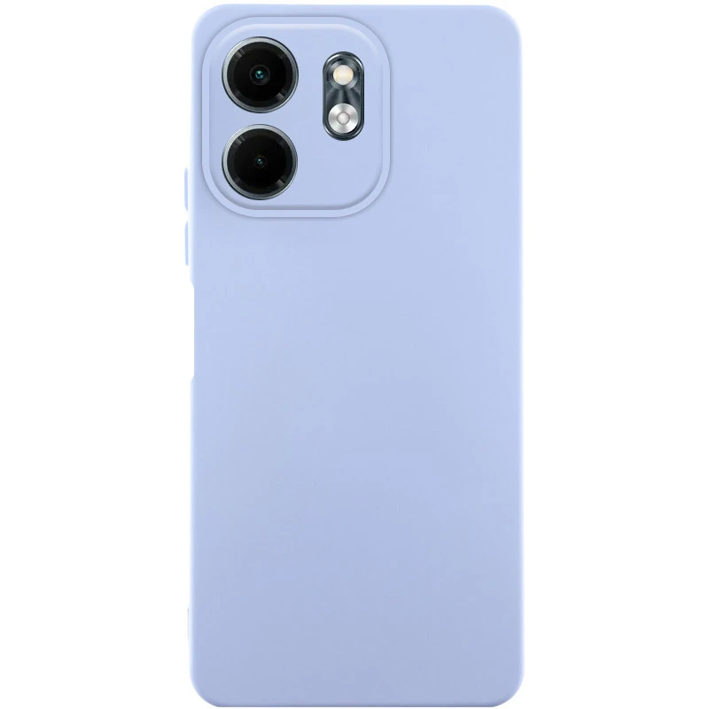 Кольоровий силіконовий чохол GETMAN із закритою камерою для Xiaomi Redmi 15 4G (Global) / 5G – Бузковий / Light purple. Фото 1 з 6
