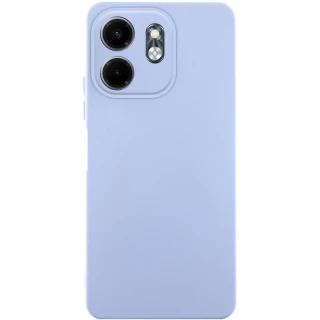 Кольоровий силіконовий чохол GETMAN із закритою камерою для Xiaomi Redmi 15 4G (Global) / 5G — Бузковий / Light purple