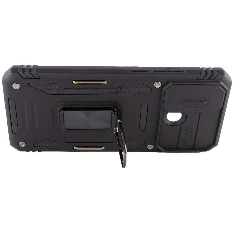 Ударостійкий чохол Square Ring зi шторкою на камеру на Xiaomi Redmi 9C – Чорний / Black. Фото 5 з 6