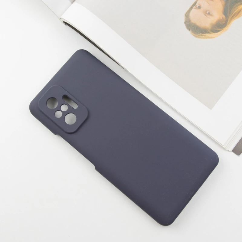 Чохол Silicone Case Lakshmi Premium із закритою камерою для Xiaomi Redmi Note 10 Pro – Сірий / Dark Gray. Фото 3 з 7