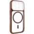 Чехол TPU GETMAN Moon Clear with MagSafe для Apple iPhone 16 Pro Max – Brown. Фото 2 из 6