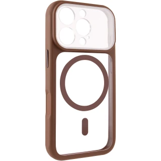 Чохол TPU+PC GETMAN Moon Clear with MagSafe для Apple iPhone 16 Pro Max фото 1 з 6