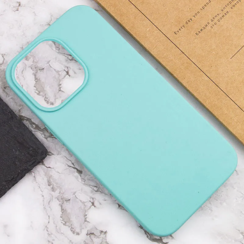 Чохол Silk Full Protective (AA) NO LOGO для Apple iPhone 13 Pro Max (6.7") – Бірюзовий / Marine Green. Фото 3 з 5