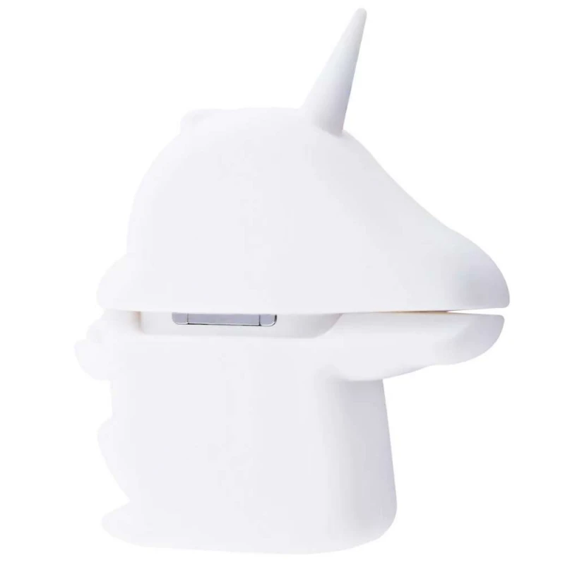 Силиконовый футляр Unicorn series для наушников AirPods 1/2 – Розовый. Фото 3 из 5