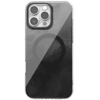 Силіконовий чохол Shiny Mountain (MagFit) для Apple iPhone 17 Pro Max (6.9") — Black