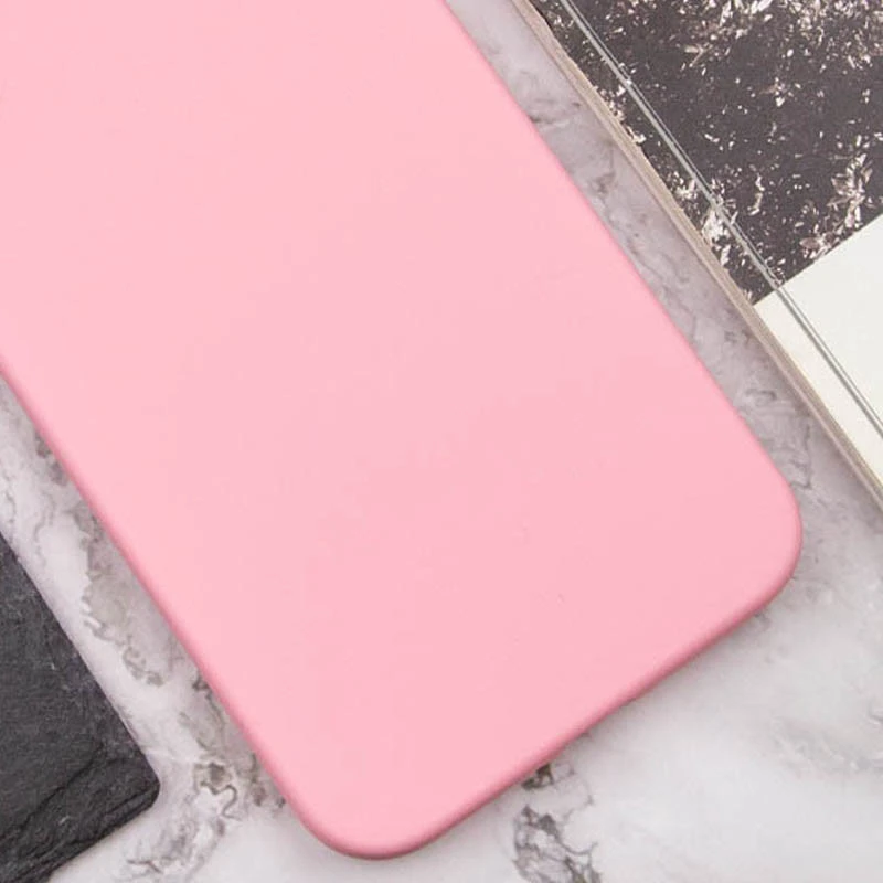 Чохол Silicone Case Lakshmi Premium із закритою камерою для TECNO Pop 5 LTE – Рожевий / Light pink. Фото 3 з 3