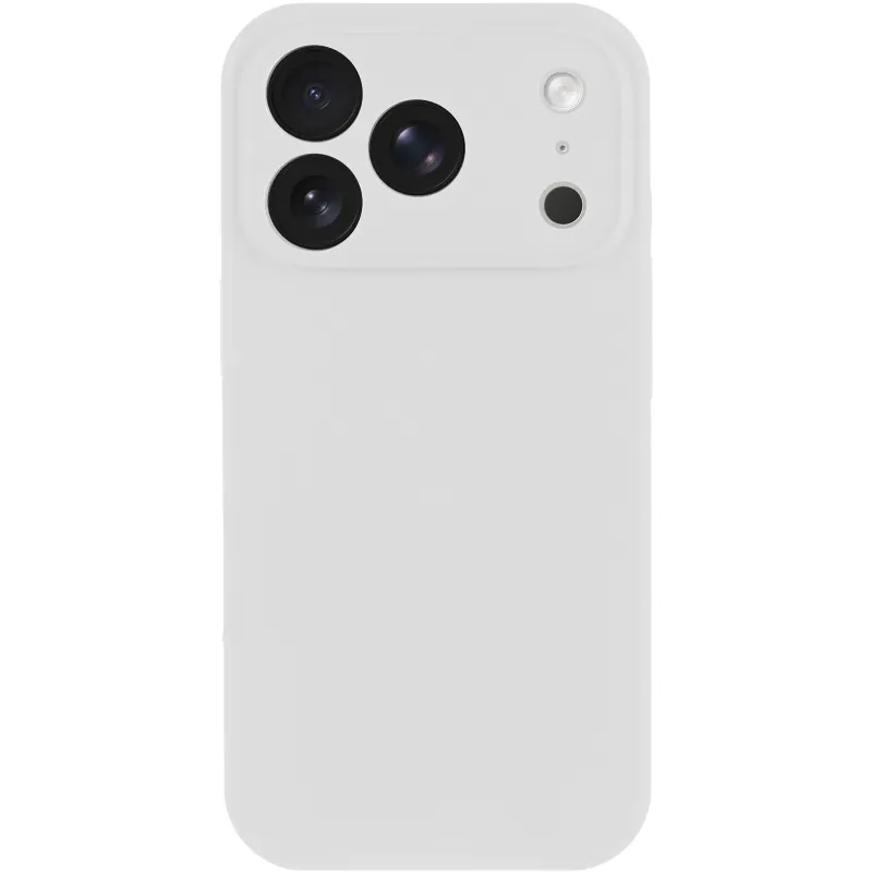 Чехол Silk Full Camera Protective (AA) NO LOGO для Apple iPhone 17 Pro Max (6.9") – Белый / White. Фото 2 из 5
