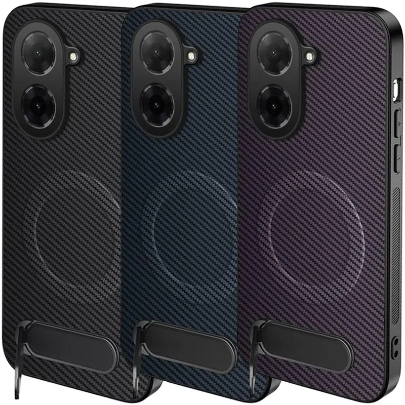 TPU+PC чохол Carbon Kickstand Magnetic Case для Xiaomi Redmi A5 (Europe version) фото 1 з 1