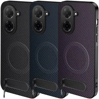 TPU+PC чохол Carbon Kickstand Magnetic Case для Xiaomi Redmi A5 (Europe version)