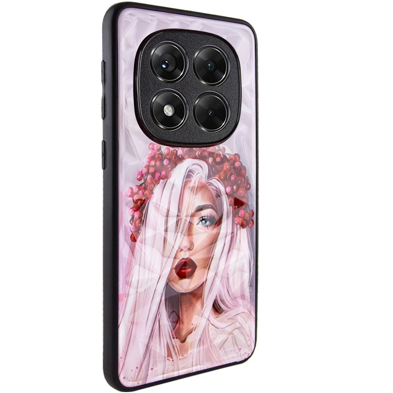 Скляний чохол Prisma Ladies на Xiaomi Redmi Note 14 Pro 4G – Ukrainian Girl. Фото 1 з 3