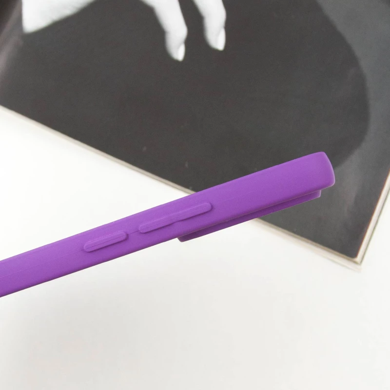 Чохол Silicone Case Lakshmi Plus з закритою камерою на Xiaomi Redmi Note 13 5G – Фіолетовий / Purple. Фото 5 з 6