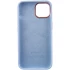 Чехол Silicone Case с металлическими кнопками для Apple iPhone 14 (6.1") – Голубой / Cloud Blue. Фото 5 из 9