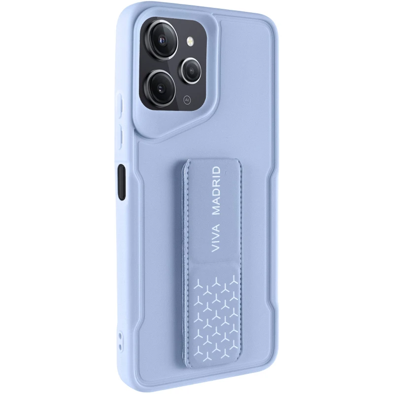 Чехол Вива с ремешком для Xiaomi Redmi 12 – Blue. Фото 1 из 17