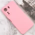 Кольоровий силіконовий чохол GETMAN із закритою камерою для Xiaomi Redmi 13C – Рожевий / Pink. Фото 5 з 9
