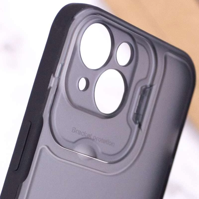 TPU+PC чохол OpenCam на Apple iPhone 14 (6.1") – Чорний. Фото 7 з 7