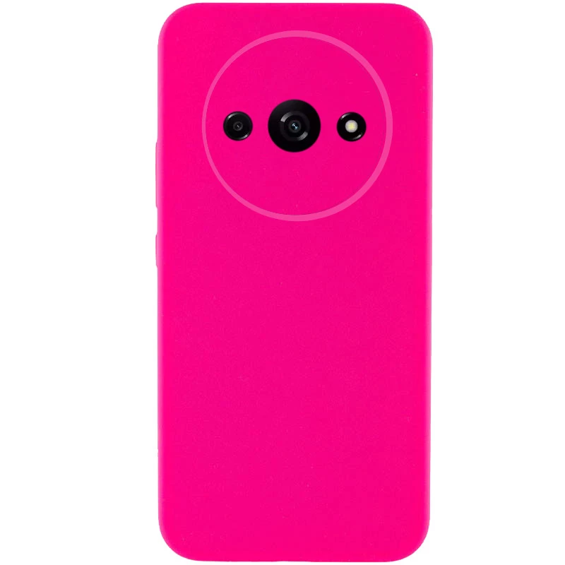 

Чехол Silicone Case Lakshmi Premium з закритою камерою на Xiaomi Redmi A3 (Розовый / Barbie pink), Рожевий / barbie pink