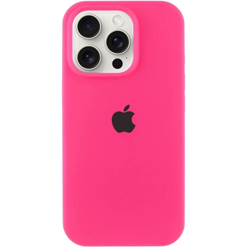 Чохол Silicone Case з закритим низом на Apple iPhone 14 Pro (6.1") – Рожевий / Barbie pink. Фото 3 з 15