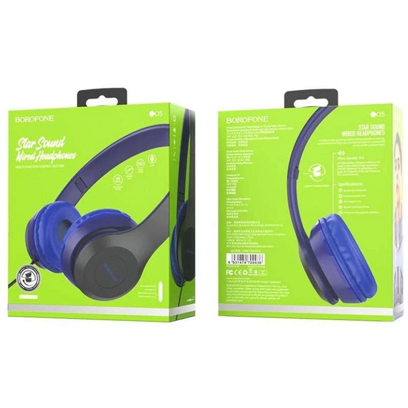 Стереонавушники BOROFONE BO5 – Синій. Фото 4 з 4