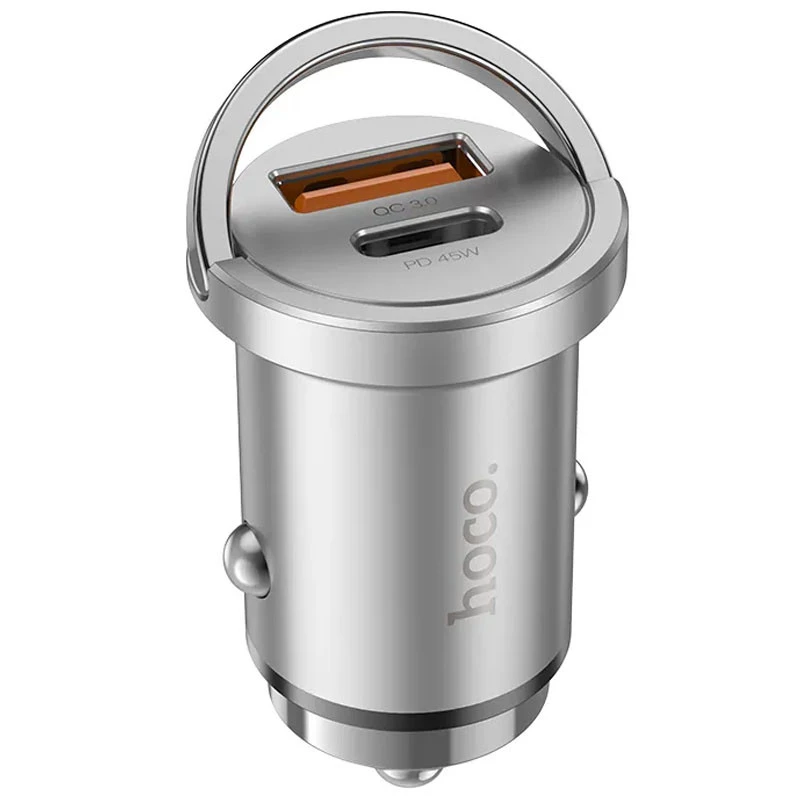 

АЗП Hoco NZ10 Handy PD45W+QC3.0 (silver)