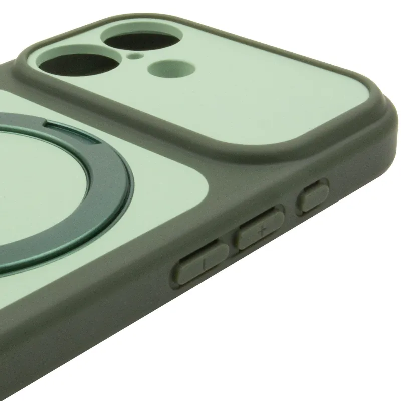 Чехол Ummi Full Camera with Magnetic Fit HQ Ring для Apple iPhone 17 (6.3") – Green. Фото 7 из 8
