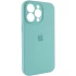 Чехол Silicone Case с защитой камеры для Apple iPhone 15 Pro Max (6.7") – Бирюзовый / Marine Green. Фото 2 из 6