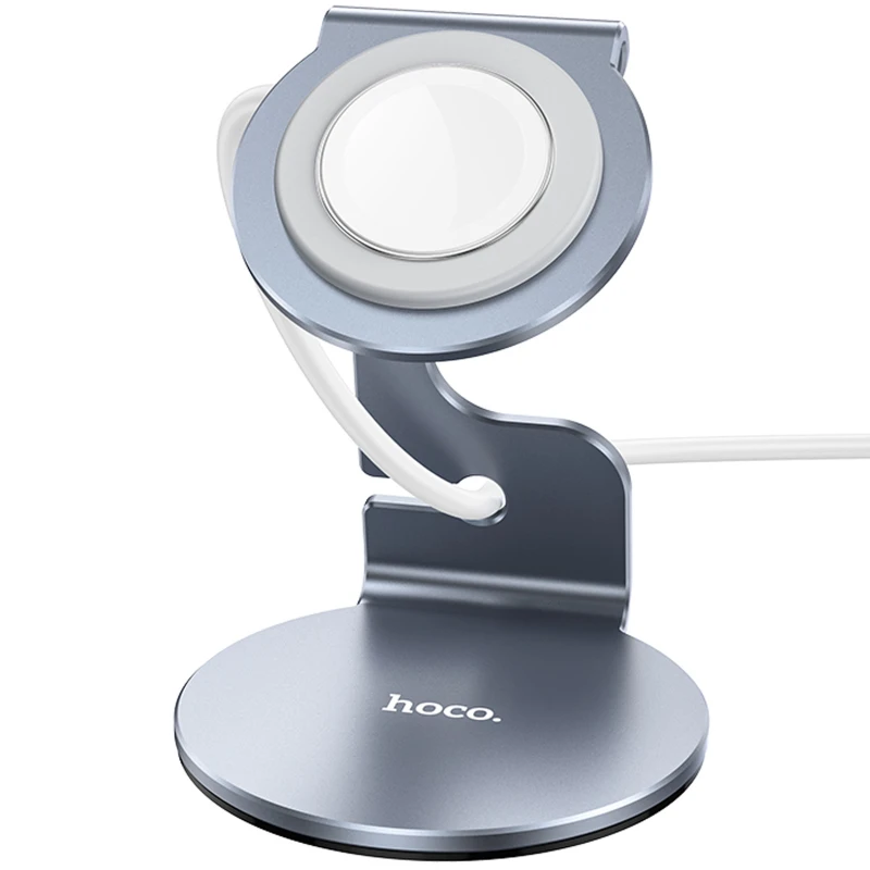 Підставка настільна Hoco HD7 Pleasing for iWatch – Metal gray. Фото 5 з 6