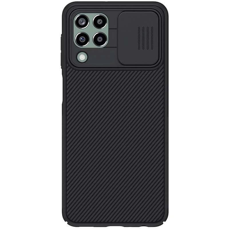 

Карбоновая накладка Nillkin со шторкой для камеры для Samsung Galaxy M53 5G (Черный / Black), Чорний / black