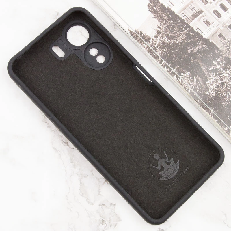 Чохол Silicone Case Lakshmi Plus з закритою камерою на Xiaomi Redmi 13C – Чорний / Black. Фото 5 з 10