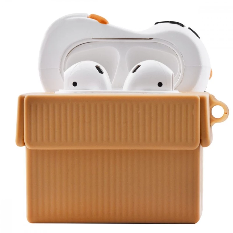 Силиконовый футляр Sleeping Cat для наушников Airpods – Sleeping Cat. Фото 2 из 6