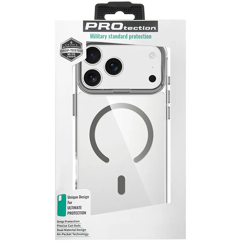Чохол TPU Space Case Apex with Magnetic Fit для Apple iPhone 18 Pro – Grey. Фото 5 з 5