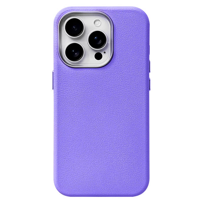 Кожаный чехол Prestige Leather Guard для Samsung Galaxy S25 Ultra – Light Purple. Фото 1 из 10