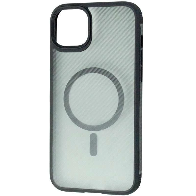 

Карбоновый TPU+PC чехол iPaky для Apple iPhone 14 (6.1") (Black)