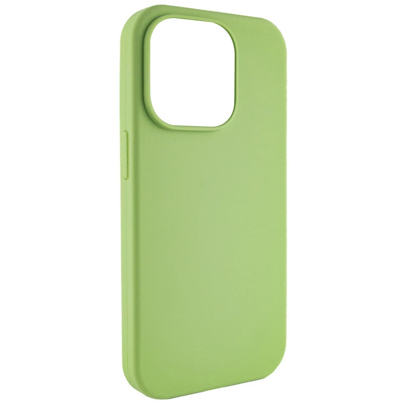Чохол з закритим низом Silicone Case на Apple iPhone 15 Pro (6.1") – М'ятний / Mint. Фото 4 з 10