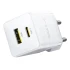 СЗУ Baseus Palm Fast Charger 20W (1USB-A/1C) (P10111608) – Moon White. Фото 2 из 3