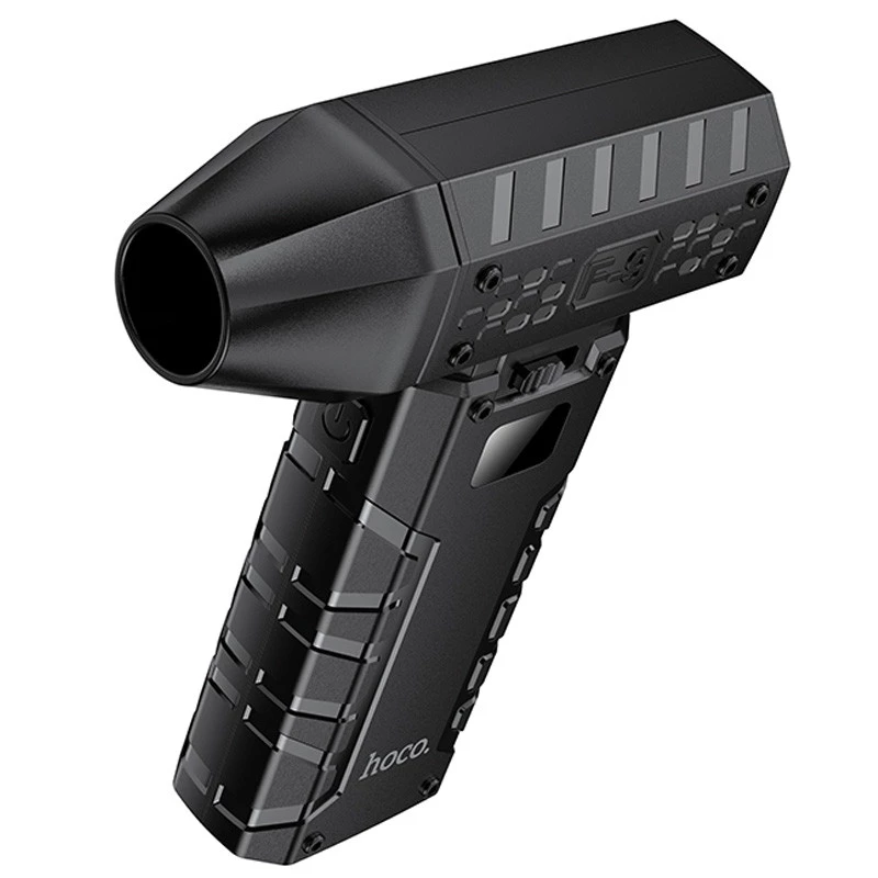 Портативний турбовентилятор Hoco HX67 Force fan – Black. Фото 4 з 8