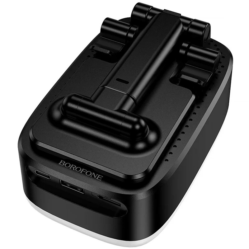 Bluetooth Колонка Borofone BR200 Marea + Power Bank 1500mAh + тримач – Black. Фото 6 з 6