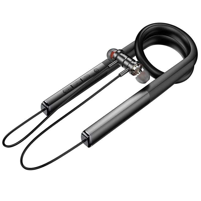 Bluetooth навушники Hoco ES71 Platinum neck-mounted – Чорний / Obsidian Black. Фото 2 з 3