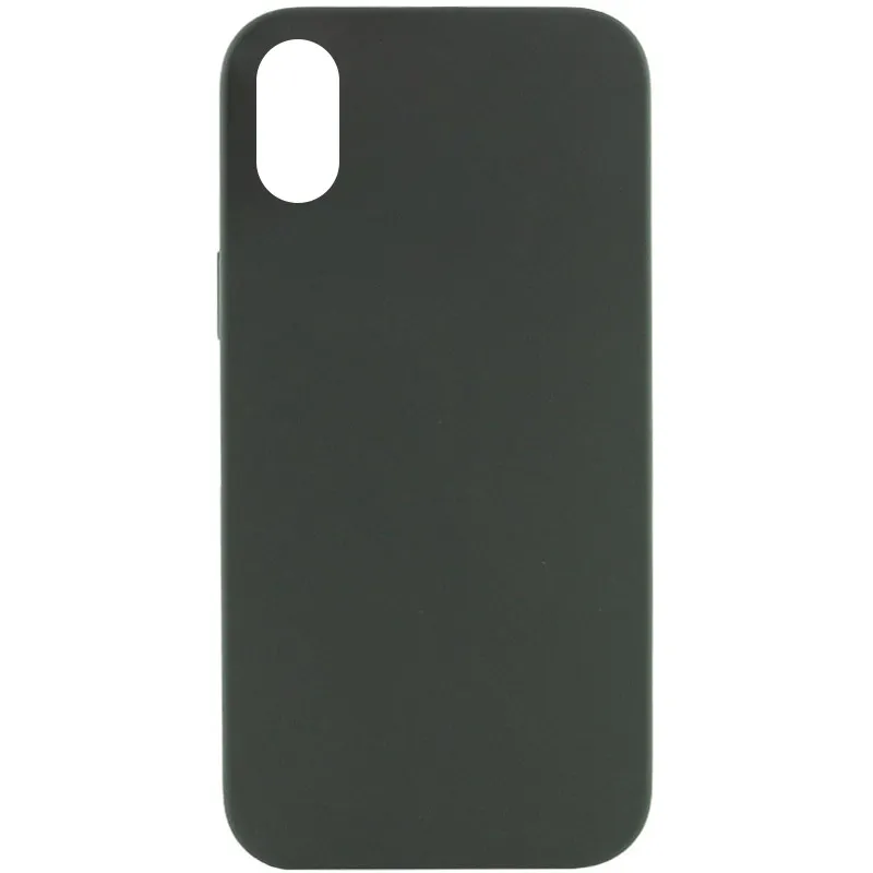Чехол Silk Full Protective (AA) NO LOGO для Apple iPhone XS Max (6.5") – Зеленый / Cyprus Green. Фото 1 из 3