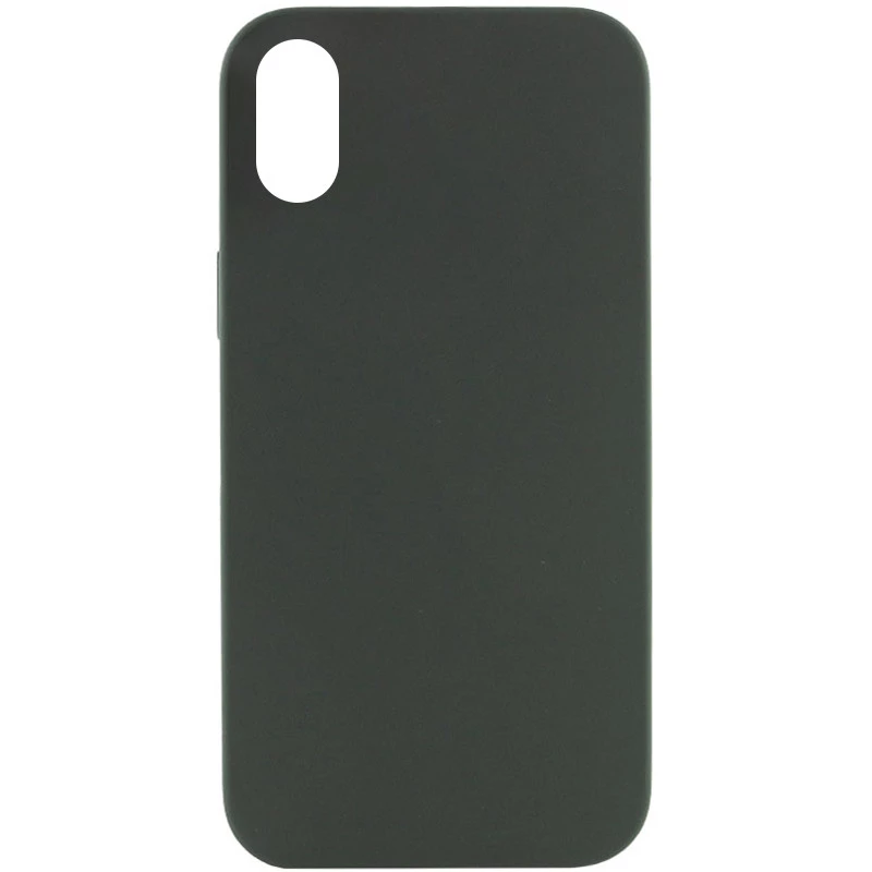 Чохол з закритим низом Silicone Case на Apple iPhone XR (6.1") – Зелений / Cyprus Green. Фото 1 з 3