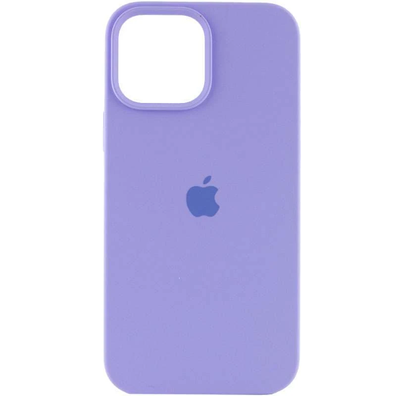 

Чехол Silicone Case с закрытым низом для Apple iPhone 13 Pro (6.1") (Сиреневый / Dasheen), Бузковий / dasheen