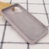 Чехол Silicone Case с закрытым низом для Apple iPhone 13 mini (5.4") – Серый / Lavender. Фото 3 из 3