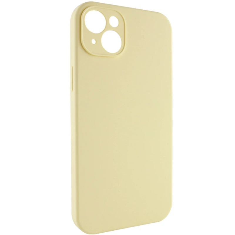 Чохол з захистом камери Silicone Case для Apple iPhone 13 (6.1") – Жовтий / Mellow Yellow. Фото 2 з 6