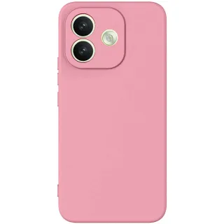 Цветной силиконовый чехол GETMAN с закрытой камерой на Xiaomi Redmi Note 17 — Розовый / Pink