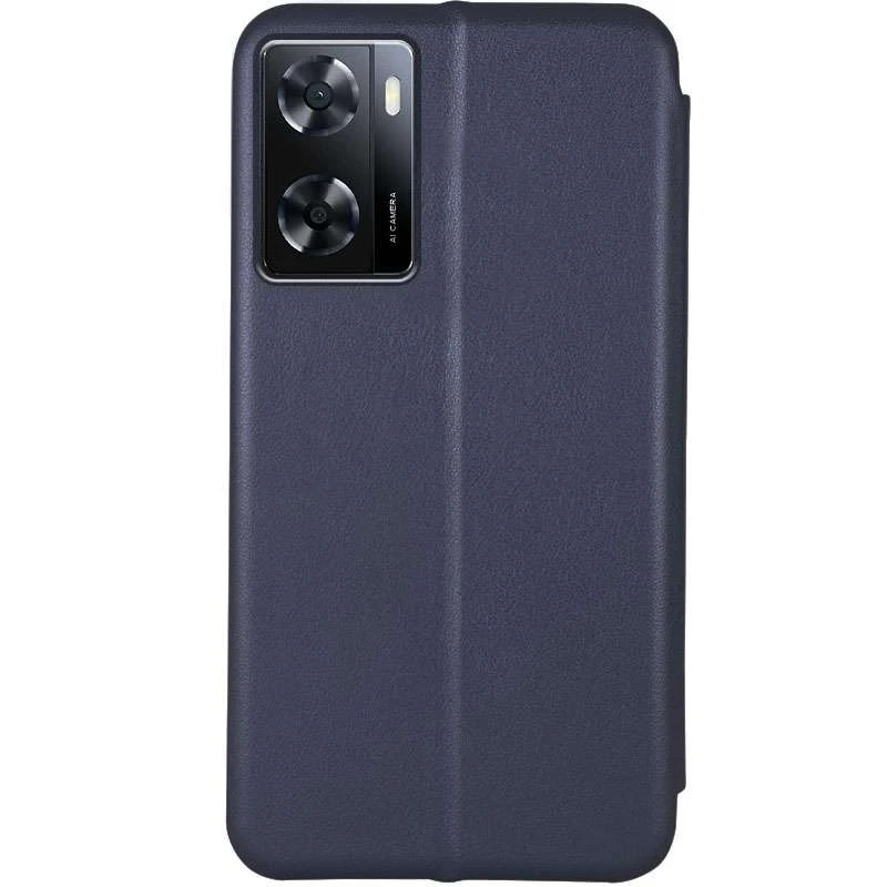 Чехол-книжка классический для Oppo A57s – Темно-синий. Фото 2 из 3