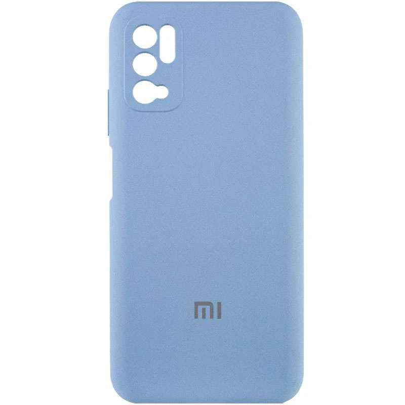 

Чехол Silicone Case с закрытым низом и защитой камеры для Xiaomi Poco M3 Pro 4G / 5G (Голубой / Lilac Blue), Блакитний / lilac blue