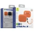 Силиконовый футляр BlueO Liquid silicone для наушников Airpods Pro 3 – Orange. Фото 2 из 2