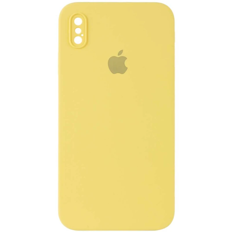 

Чохол Silicone Case Square з захистом камери на Apple iPhone XS Max (6.5") (Жовтий / Canary Yellow)