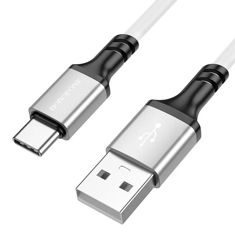 Дата кабель Borofone BX83 Famous USB to Type-C – White. Фото 2 з 4
