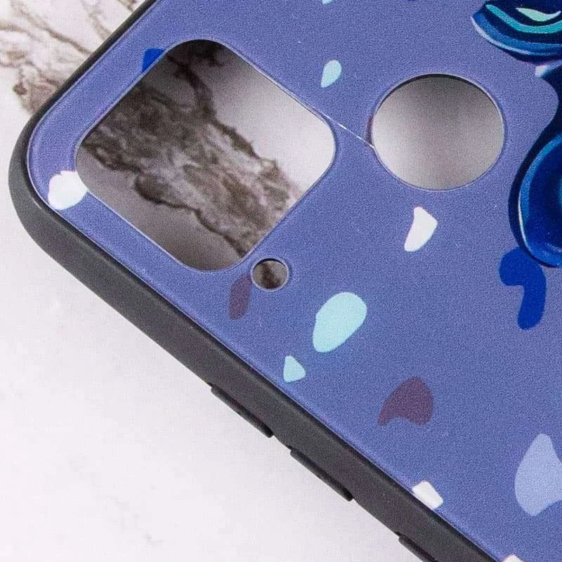 Скляний чохол Diversity на Realme C15 – Stains blue. Фото 4 з 4