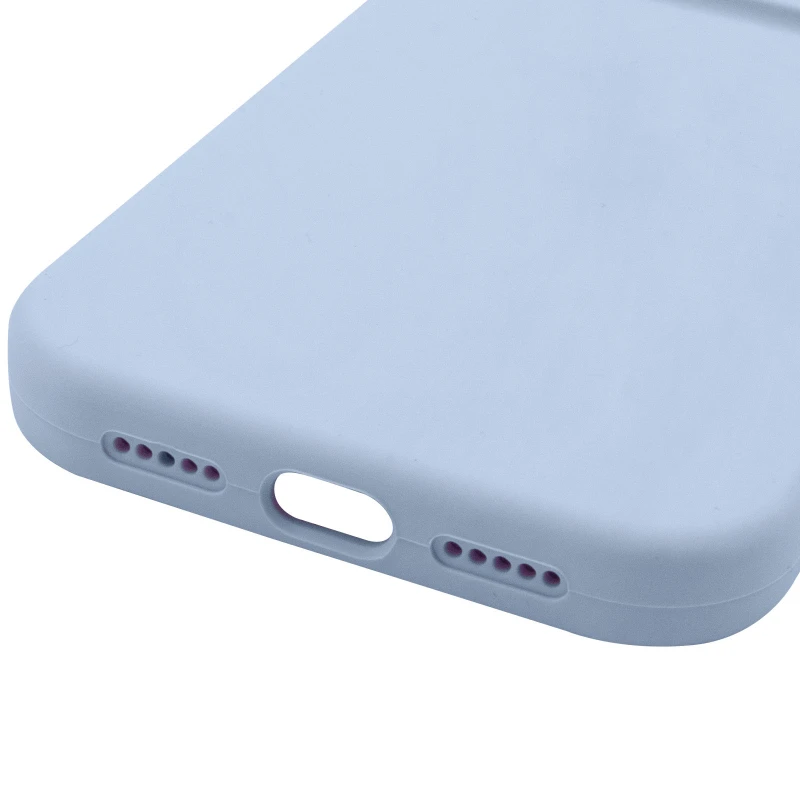 Чехол Silk Full Camera Protective (AA) NO LOGO для Apple iPhone 16 – Голубой / Lilac Blue. Фото 8 из 8